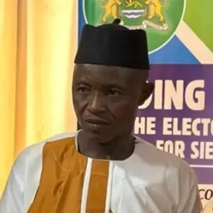 Portrait de Mohamed Jonjo candidat de Citizens Democratic Party (CDP)